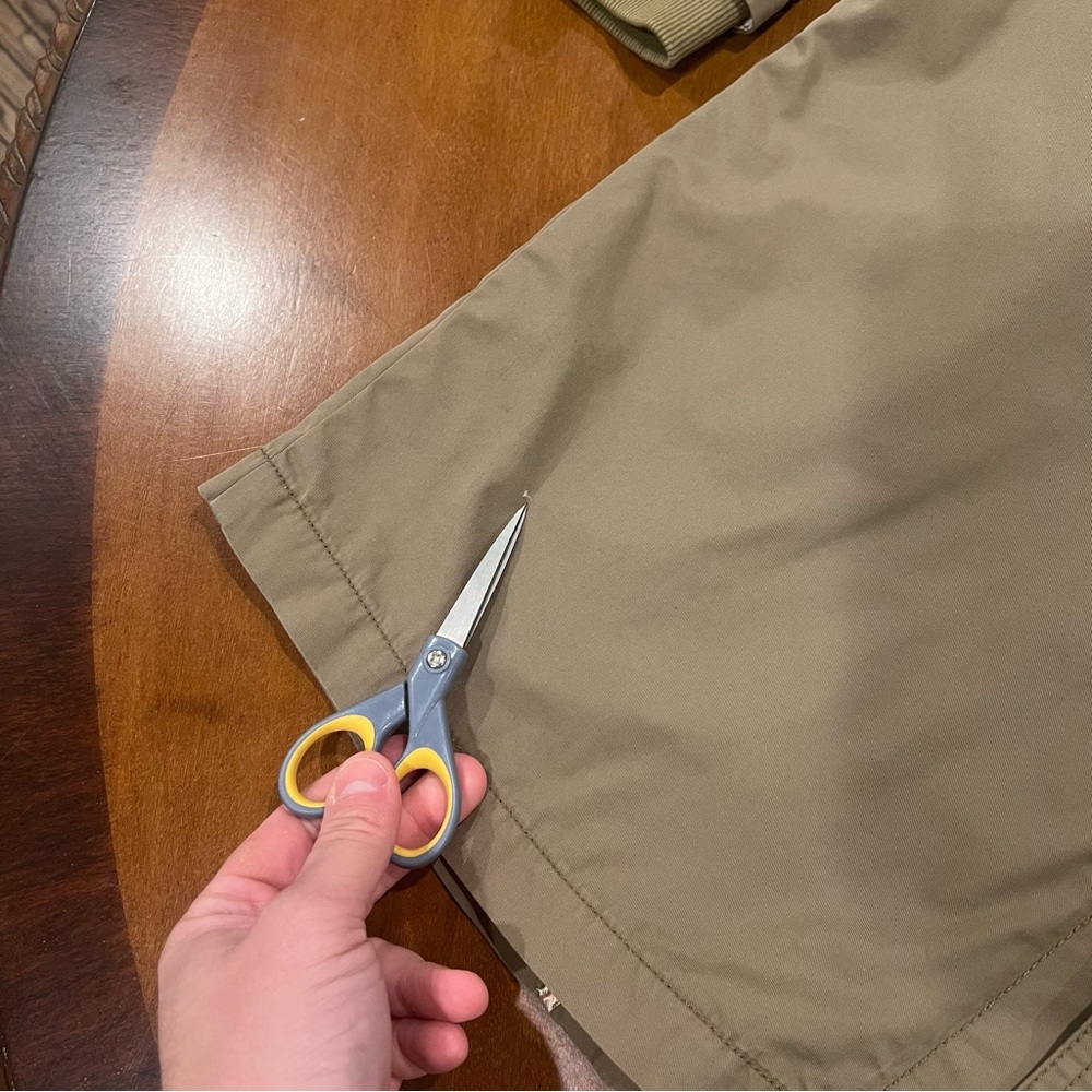 Pilcro x Anthropologie Utility Trench Coat Moss Belted XS Double Breasted Crop - Picture 12 of 15